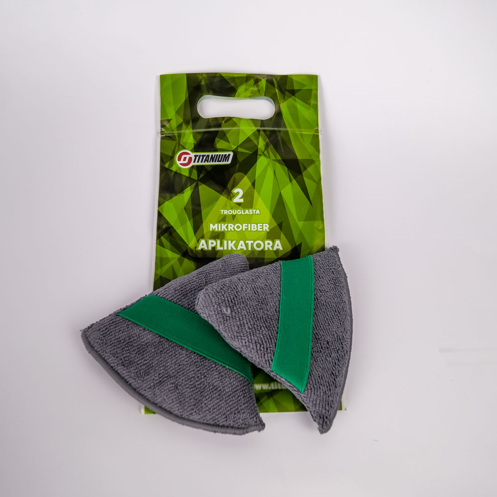 222 Mikrofiber aplikatori(krpe) za automobile-Titanium mikrofiber - Slika 1